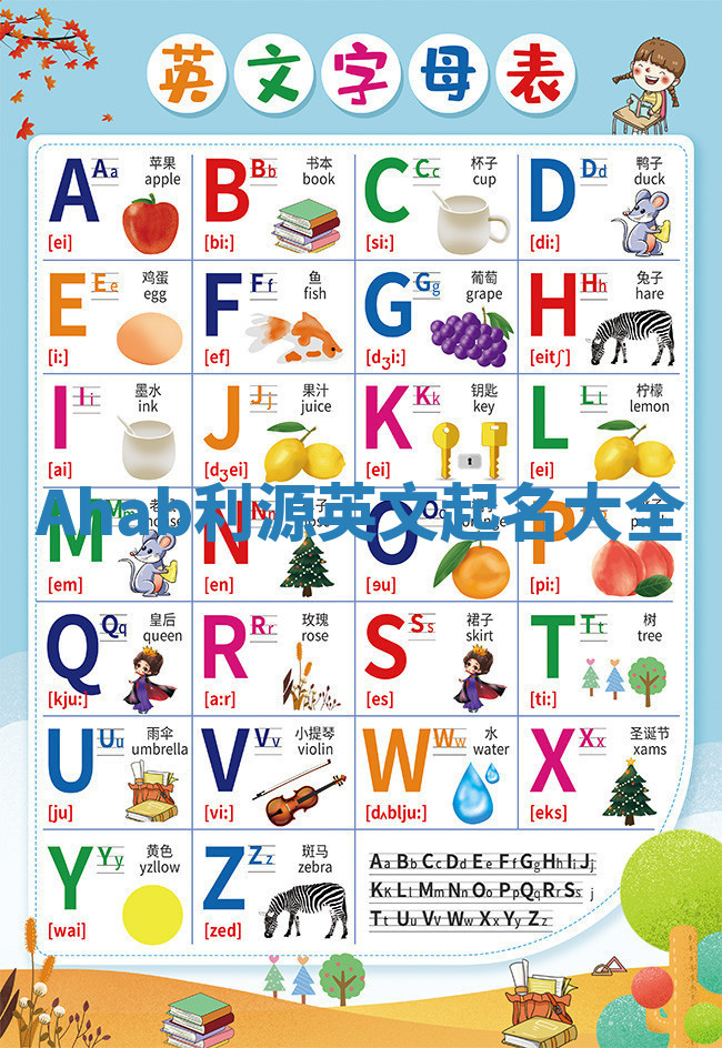 Ahab利源英文起名大全