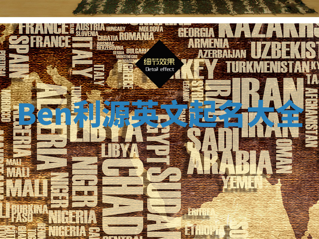 Ben利源英文起名大全