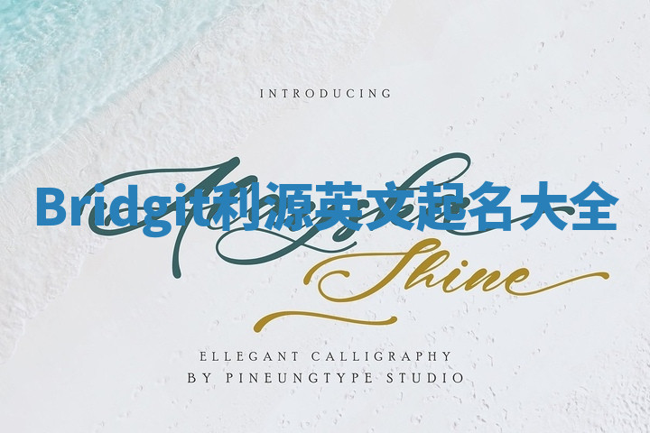 Bridgit利源英文起名大全 Bridgit利源英文起名大全
