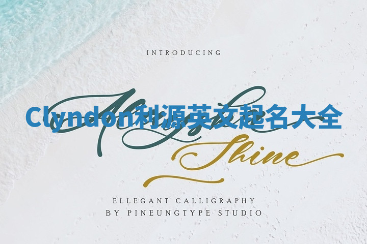 Clyndon利源英文起名大全 Clyndon利源英文起名大全