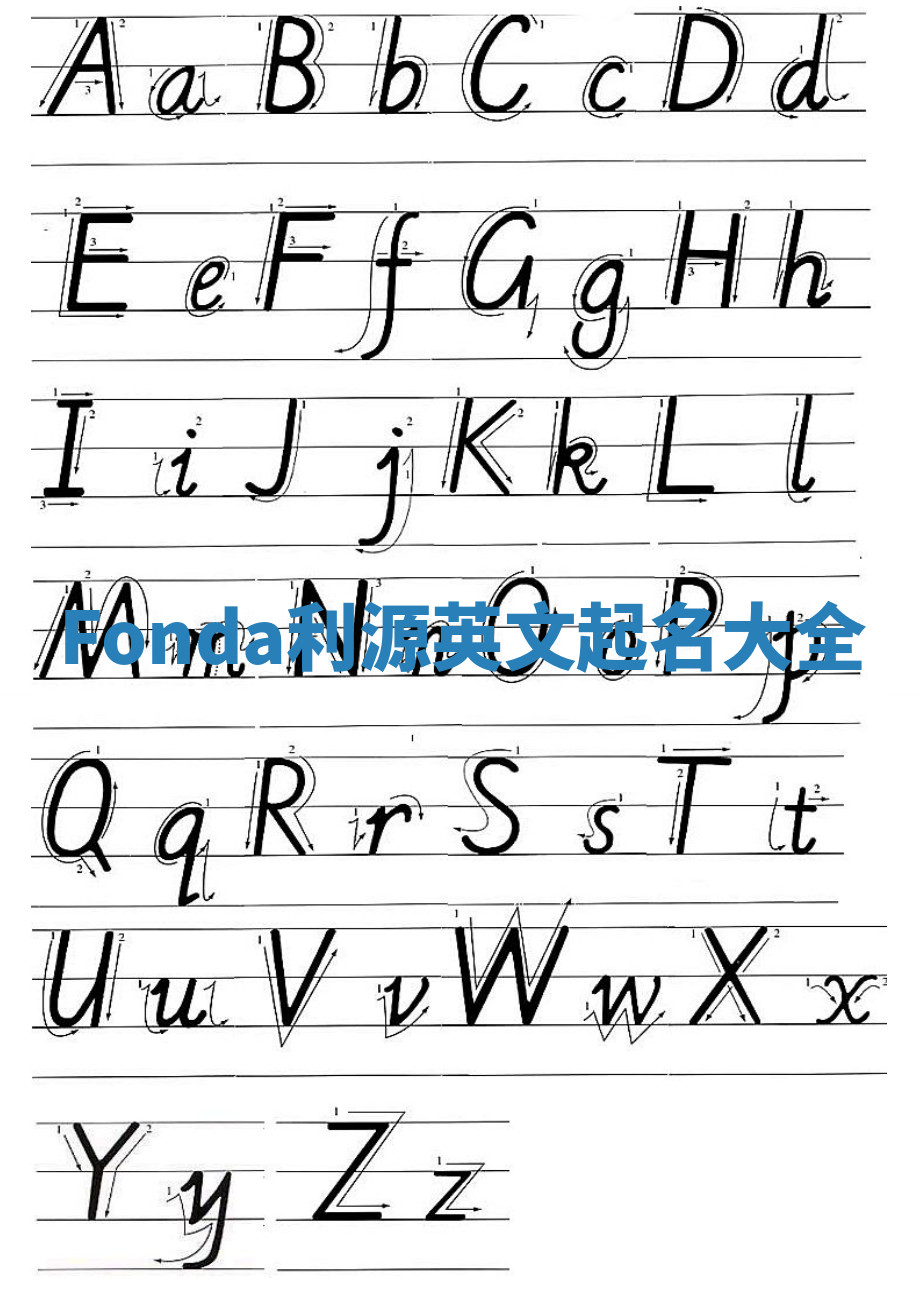 Fonda利源英文起名大全