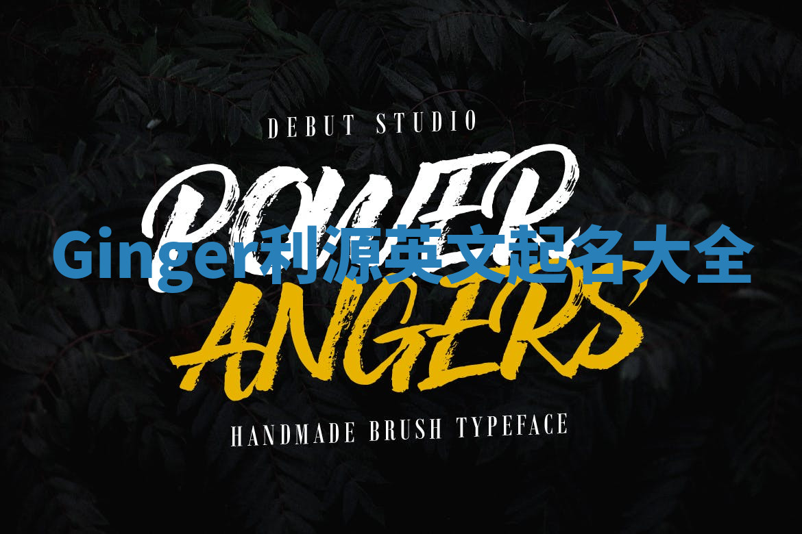 Ginger利源英文起名大全 Ginger利源英文起名大全