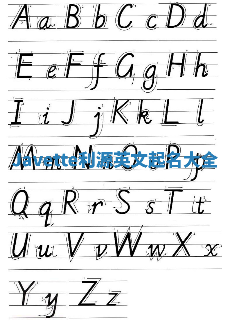 Javette利源英文起名大全