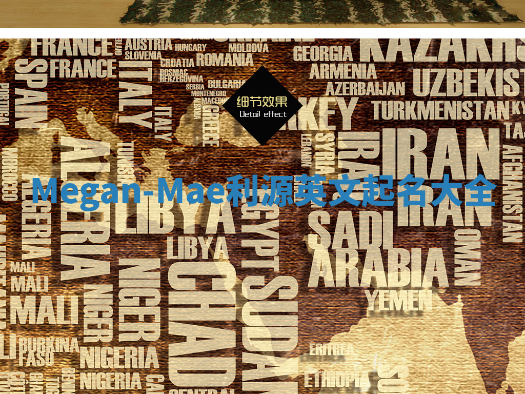 Megan-Mae利源英文起名大全