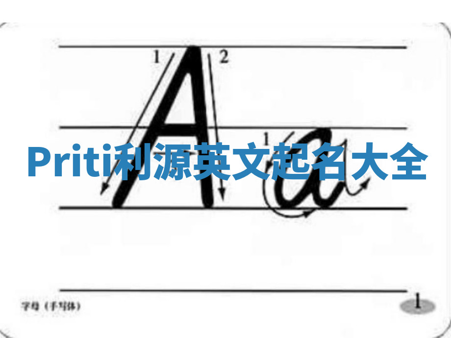 Priti利源英文起名大全