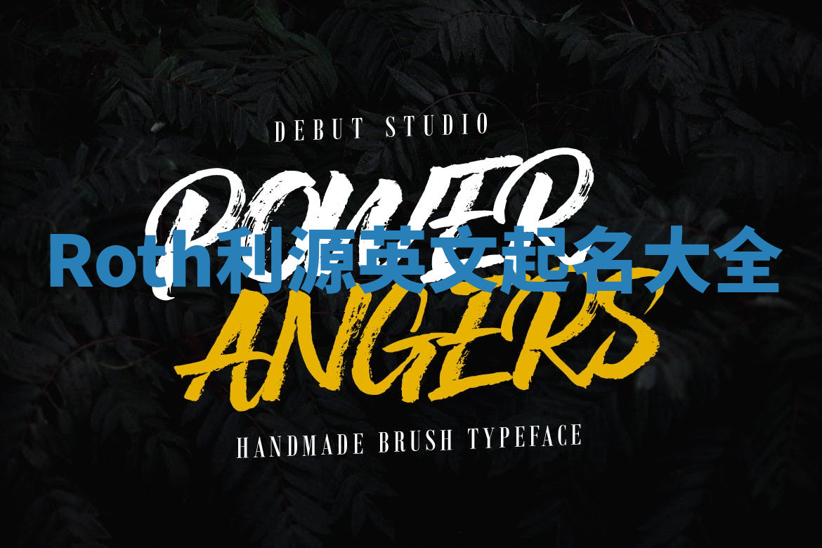 Roth利源英文起名大全 Roth利源英文起名大全