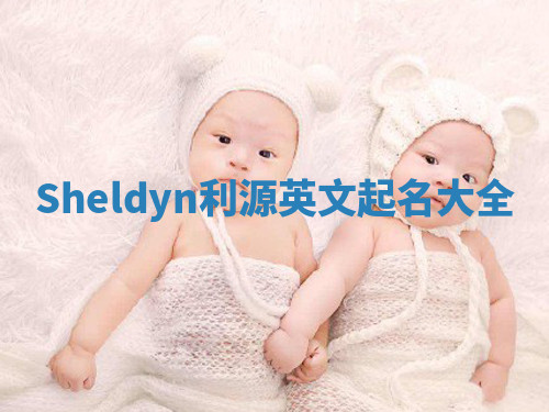 Sheldyn利源英文起名大全