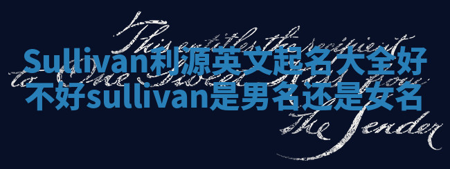 Sullivan利源英文起名大全好不好 sullivan是男名还是女名 Sullivan利源英文起名大全好不好 sullivan是男名还是女名