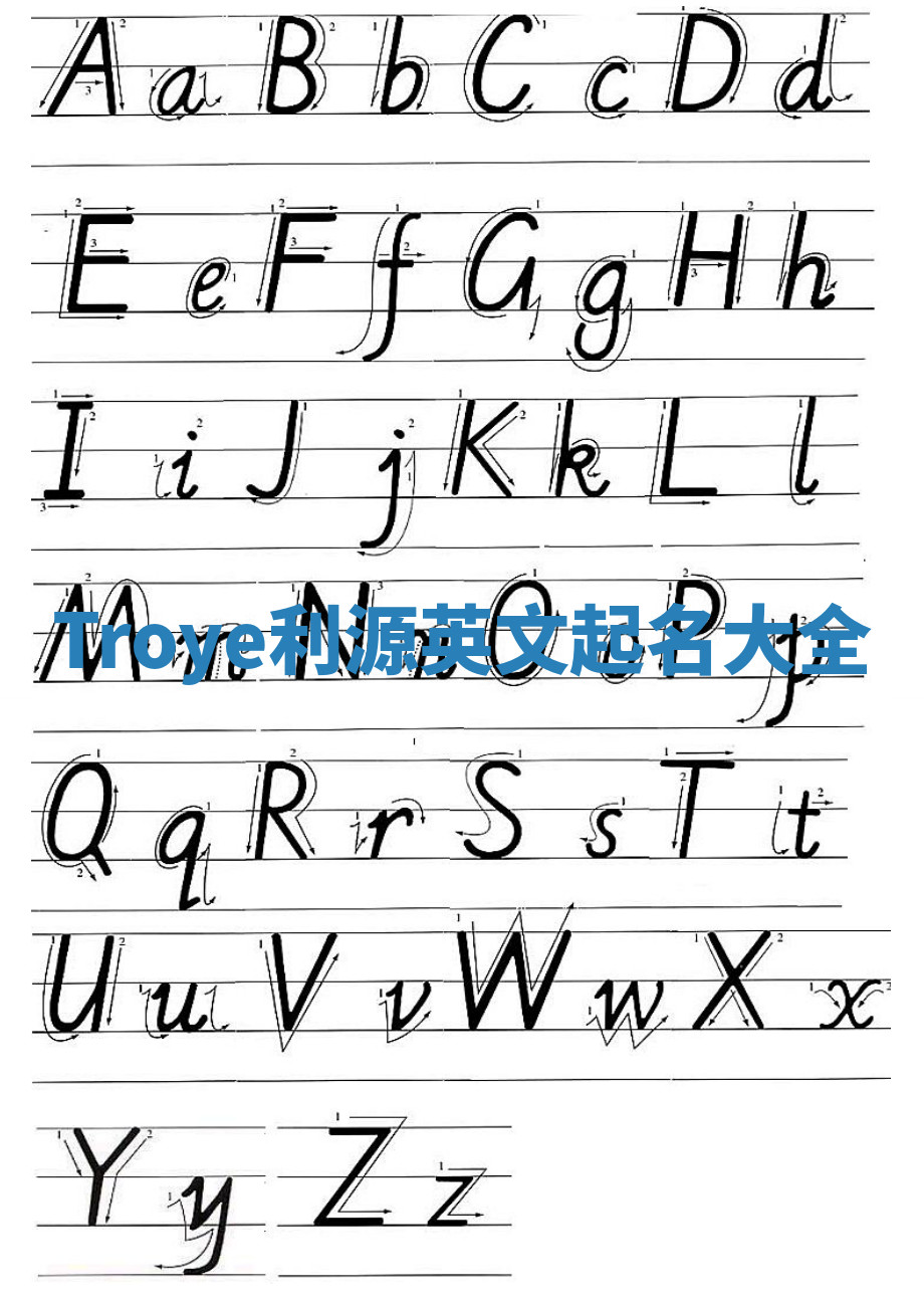 Troye利源英文起名大全