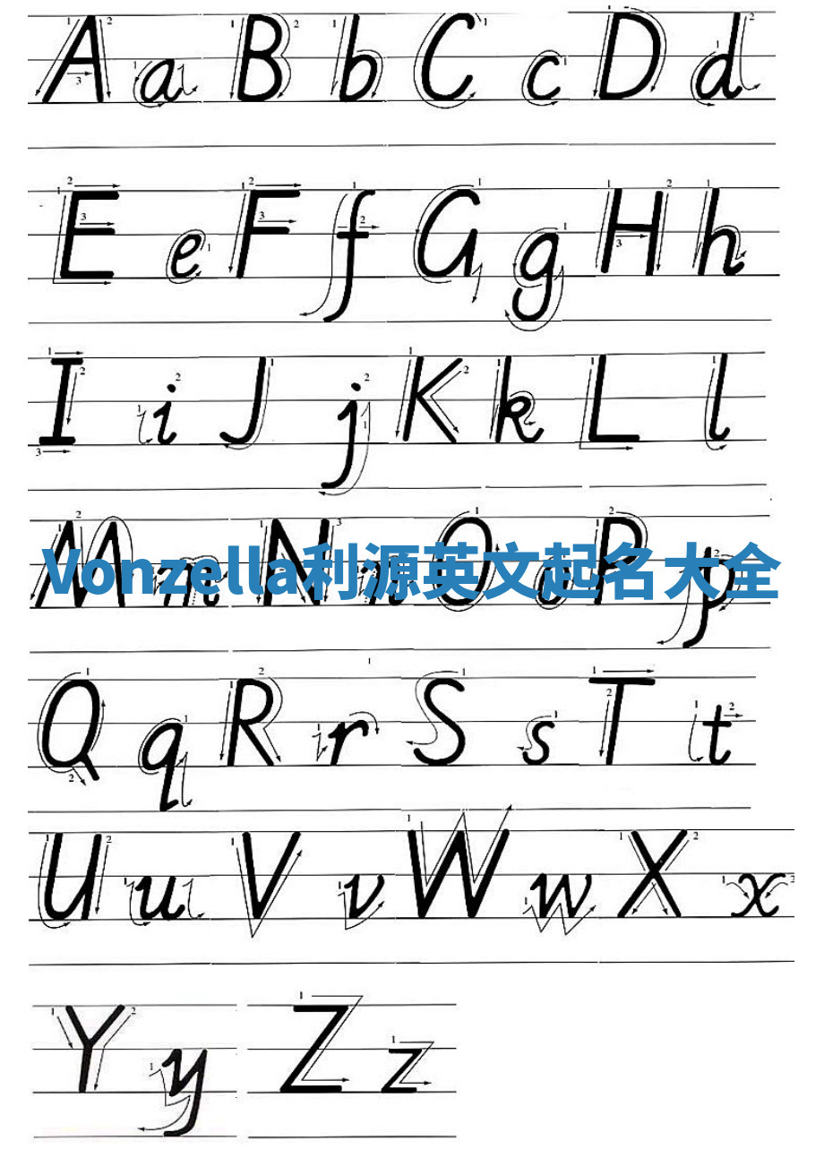 Vonzella利源英文起名大全 Vonzella利源英文起名大全