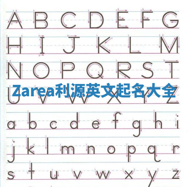 Zarea利源英文起名大全